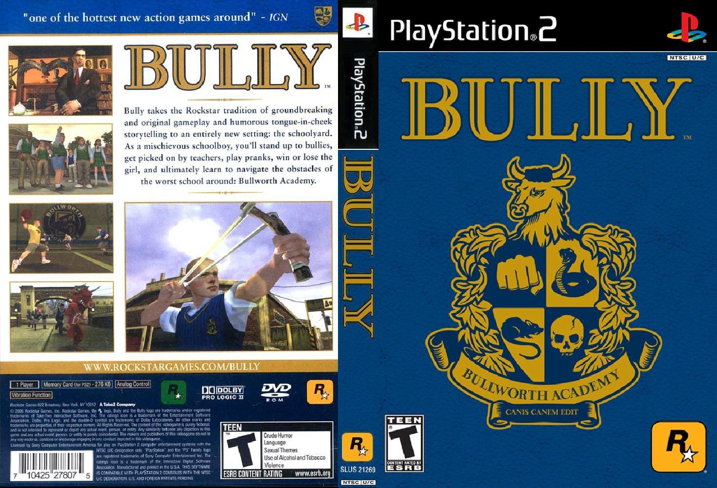 Bully Playstation 2 Insert Coin
