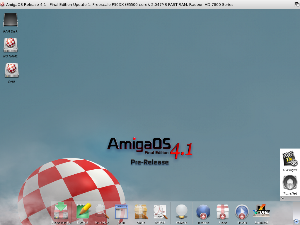 Amiga 4.1 screenshot